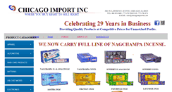 Desktop Screenshot of chicagoimportinc.net